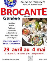 Brocante mensuelle de Genève à 17 Terra