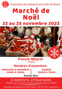 Marché de Noël 2023 à Meyrin